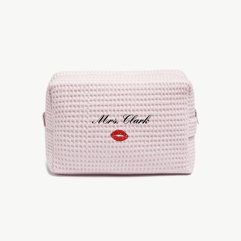 Bridal Waffle Pouch