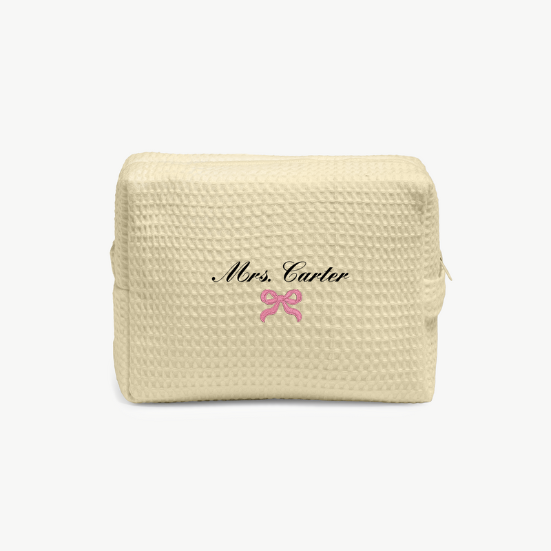 Bridal Waffle Pouch