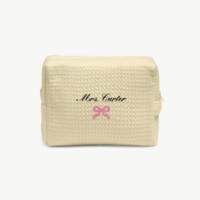 Bridal Waffle Pouch