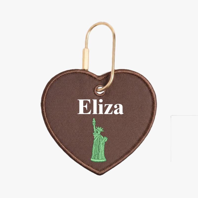 New York Signature Heart Charm