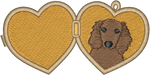 Brown Longhair Dachshund Locket