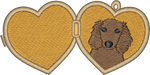 Brown Longhair Dachshund Locket
