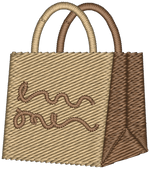 Brown Shopping Bag