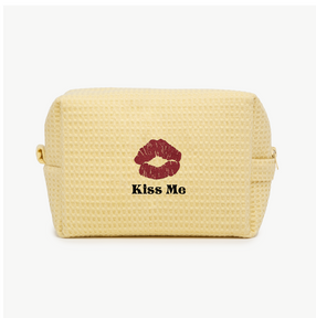 Custom Kiss Waffle Pouch