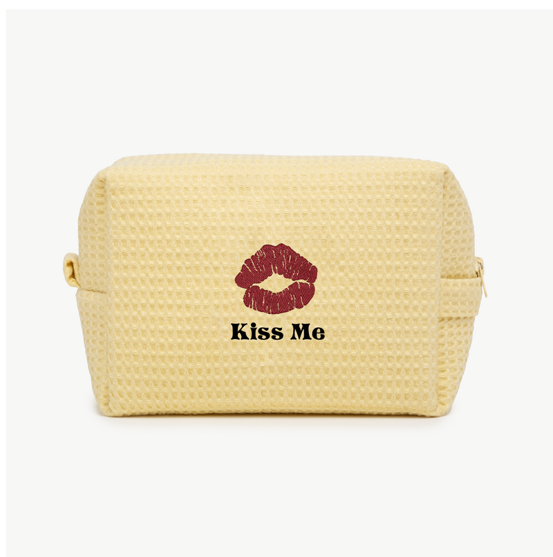 Custom Kiss Waffle Pouch