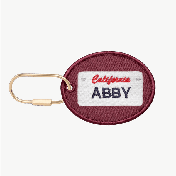 California License Plate Charm