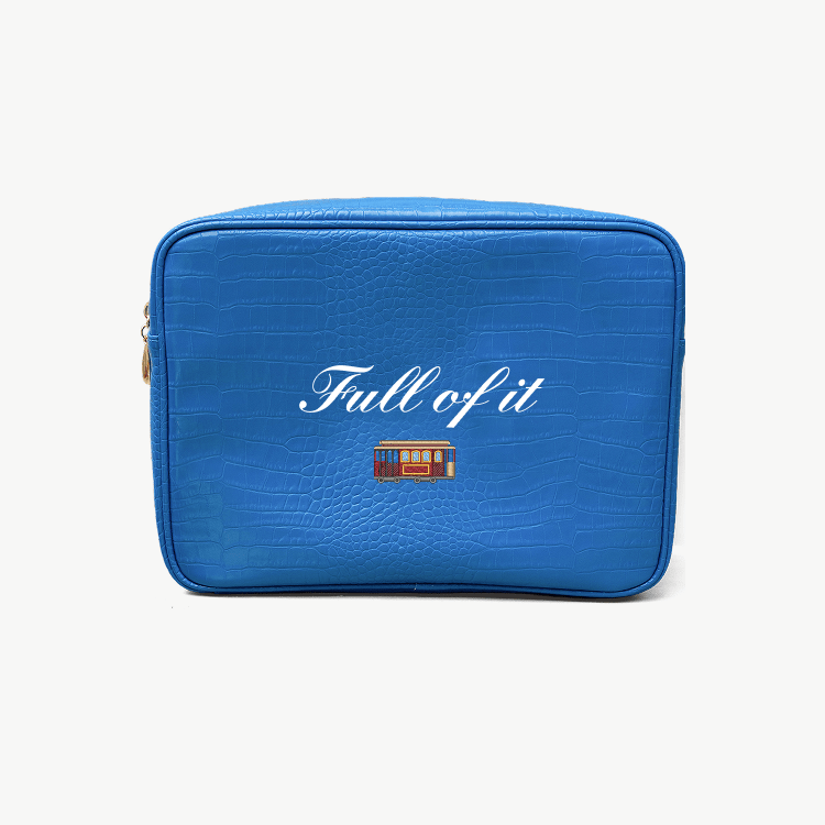 California Signature Croc Pouch