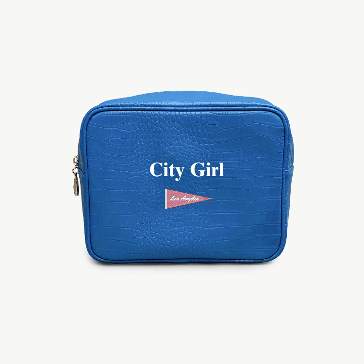 California Signature Small Croc Pouch