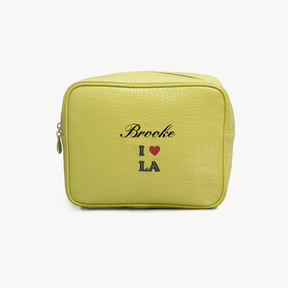 California Signature Small Croc Pouch