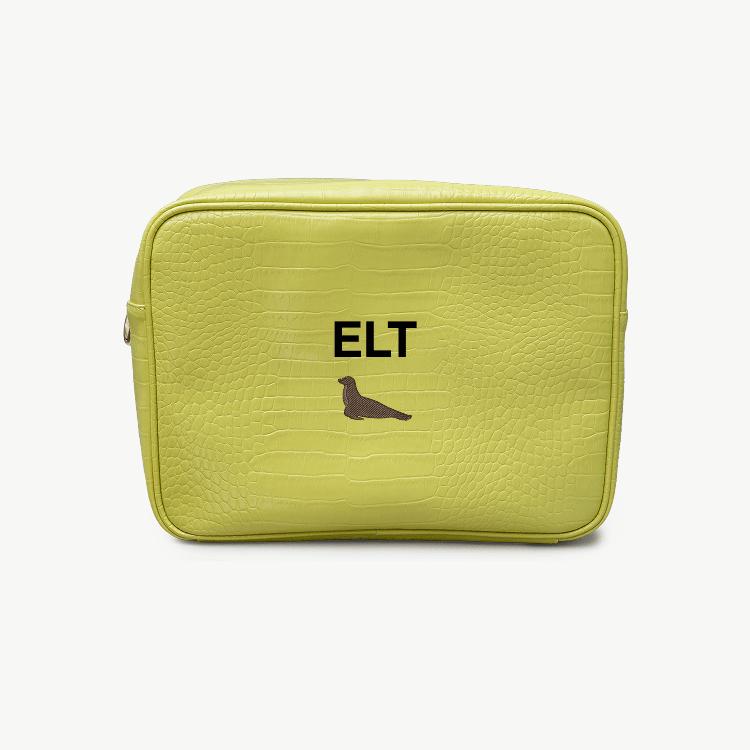 California Signature Croc Pouch