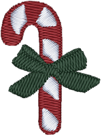 Candy Cane Bow