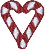 Candy Cane Heart