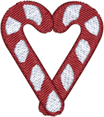 Candy Cane Heart