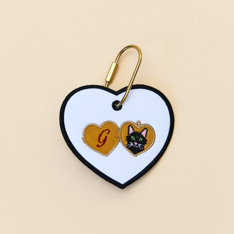 Embroidered Cat Keychain Accessories