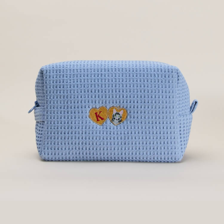 Cat Locket Waffle Pouch