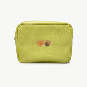 Cat Locket Croc Pouch
