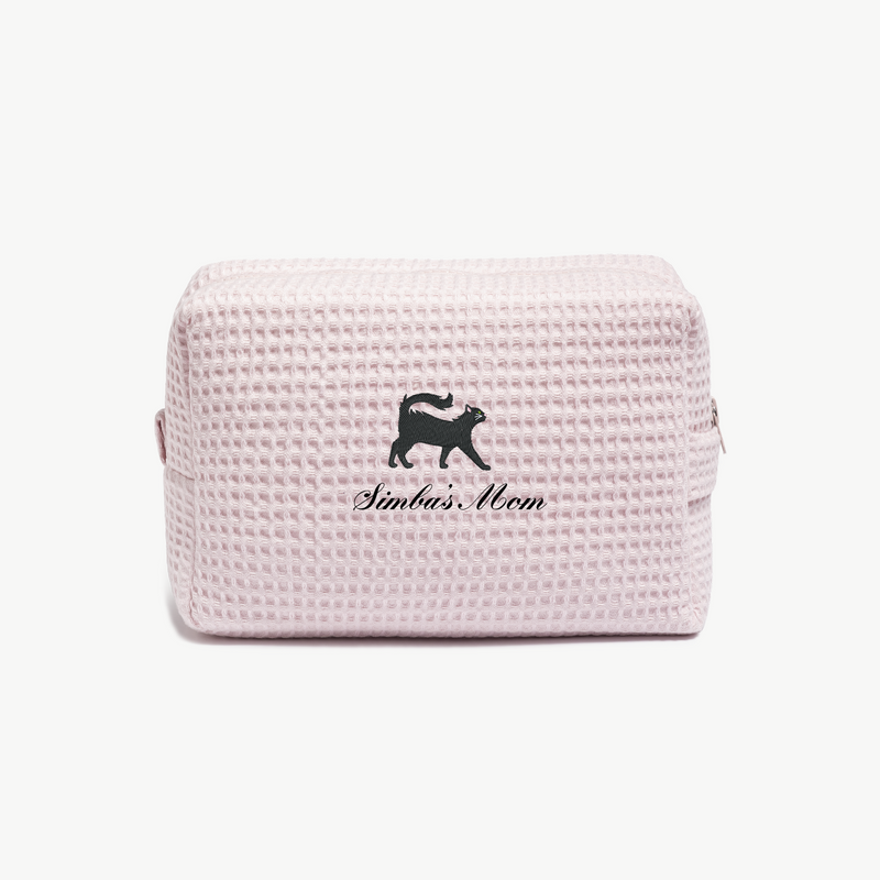Cat Mom Waffle Pouch