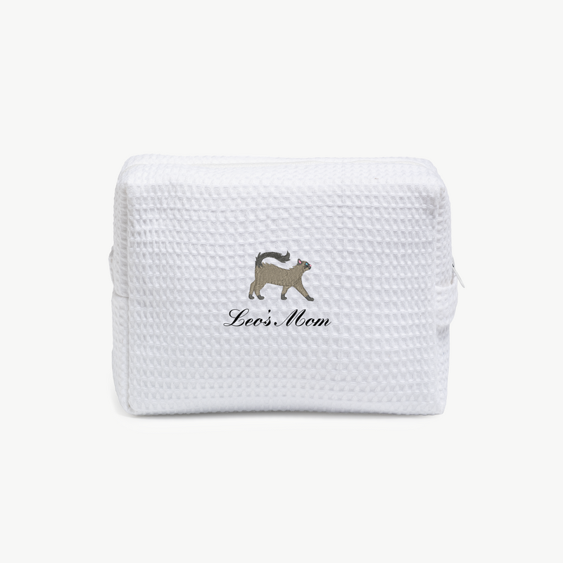 Cat Mom Waffle Pouch