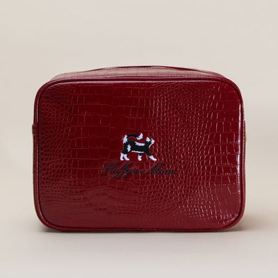 Cat Mom Small Croc Pouch