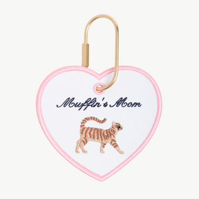 Cat Mom Heart Charm