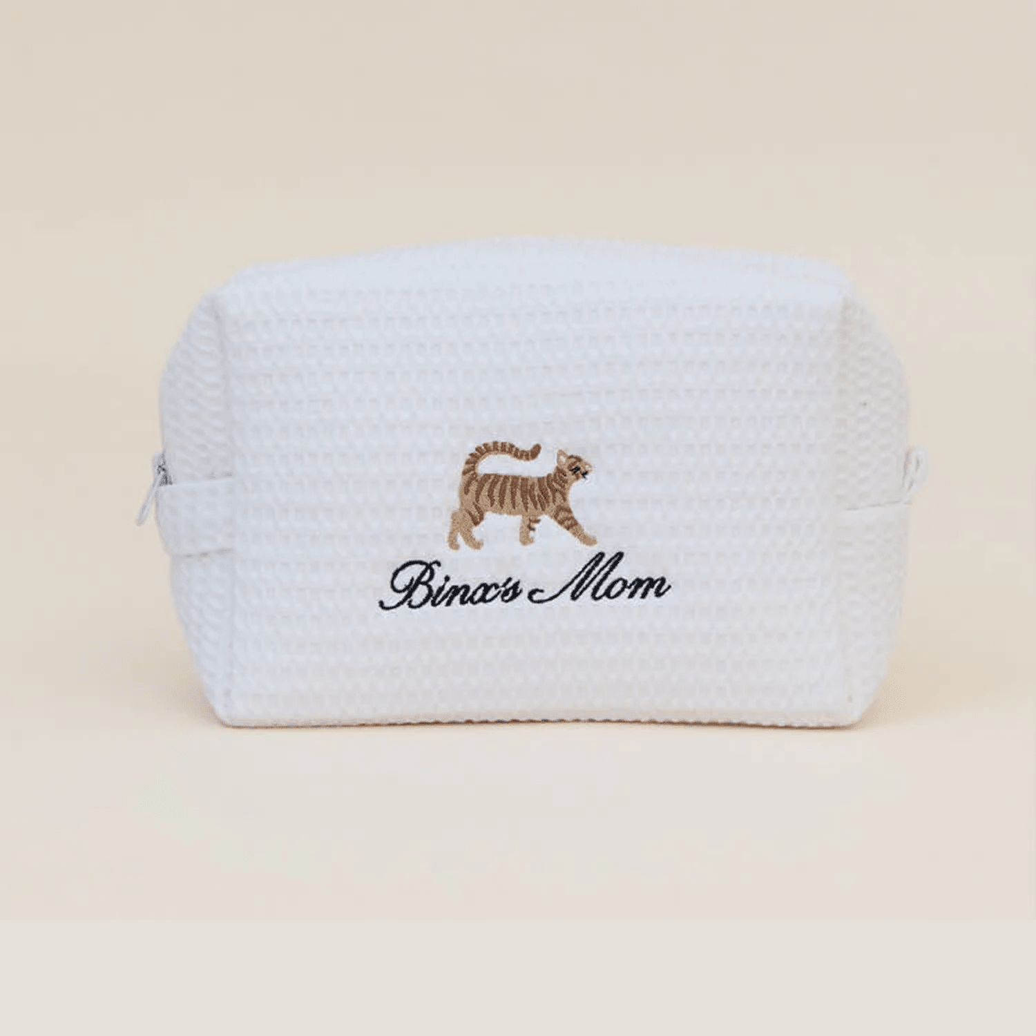 Cat Mom Waffle Pouch