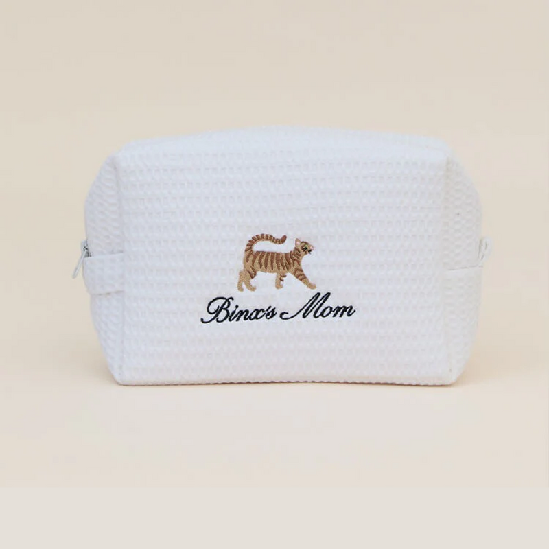 Cat Mom Waffle Pouch