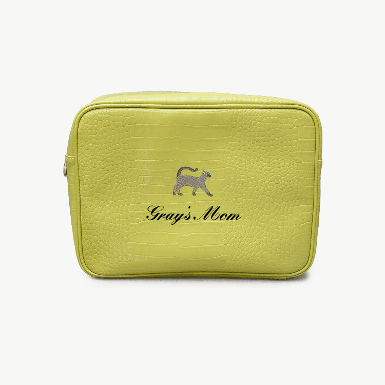 Cat Mom Croc Pouch