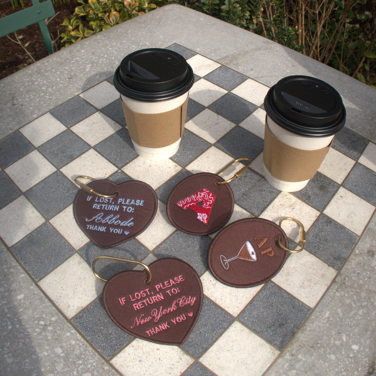 Bandana Initial Oval Charm