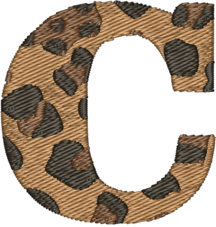 C Cheetah Embroidered Icon