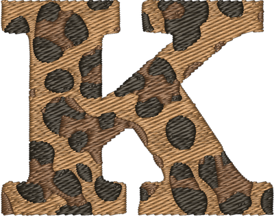 K Cheetah Embroidered Icon