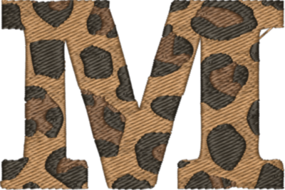 M Cheetah Embroidered Icon