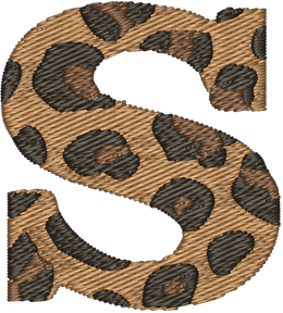 S Cheetah Embroidered Icon
