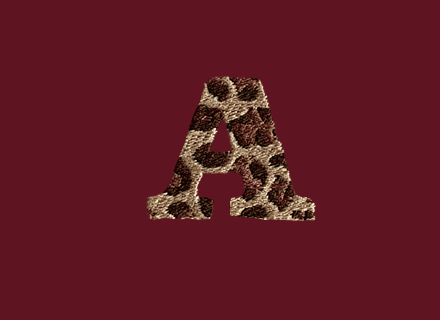 Cheetah Initial Charm