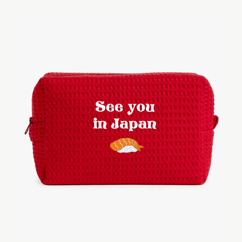 Japan Signature Waffle Pouch