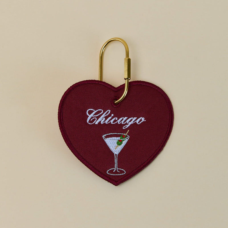Chicago Signature Heart Charm
