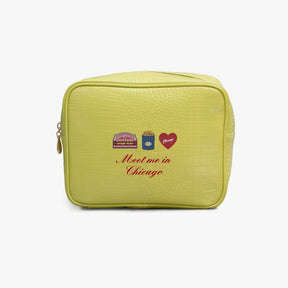Chicago Essential Small Croc Pouch