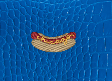 Chicago Icon Croc Pouch
