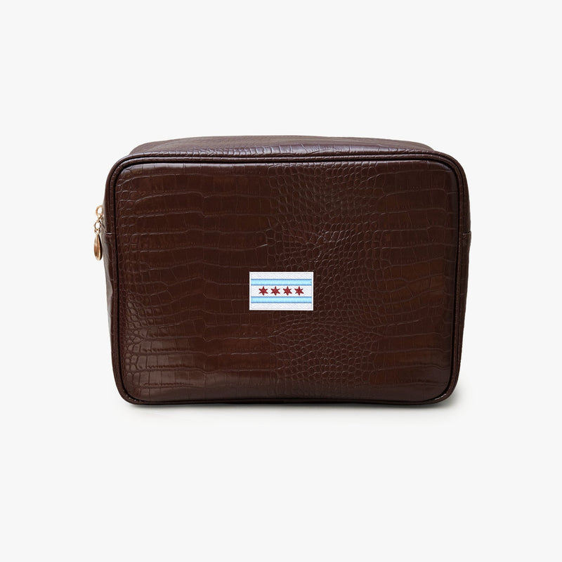 Chicago Icon Croc Pouch