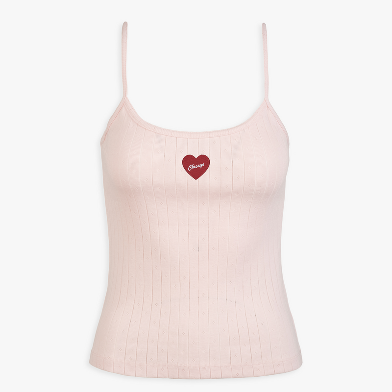 Chicago Icon Pointelle Tank Top