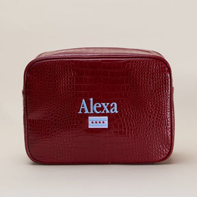 Chicago Signature Croc Pouch