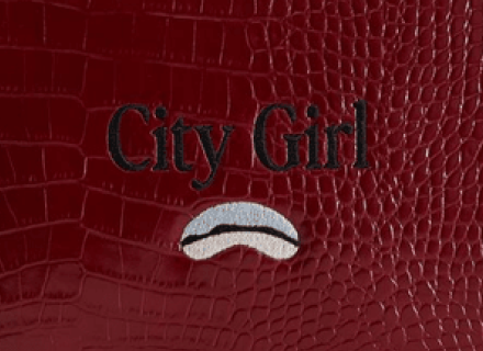 Chicago Signature Croc Pouch