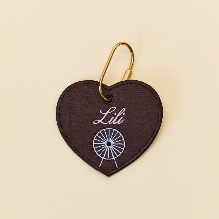 Chicago Signature Heart Bag Charm | Abbode