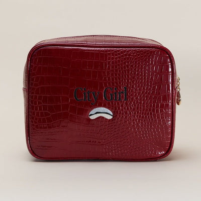 Chicago Signature Small Croc Pouch