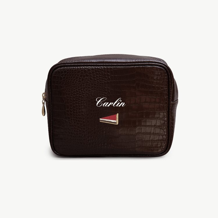Chicago Signature Small Croc Pouch