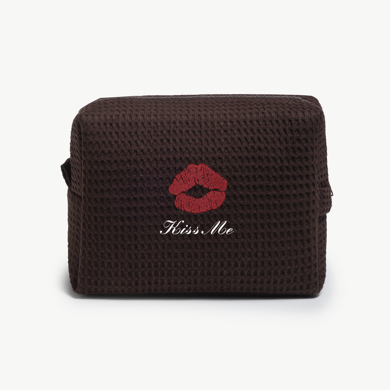 Custom Kiss Waffle Pouch