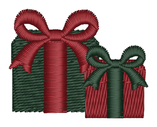 Christmas Presents Embroidered Icon