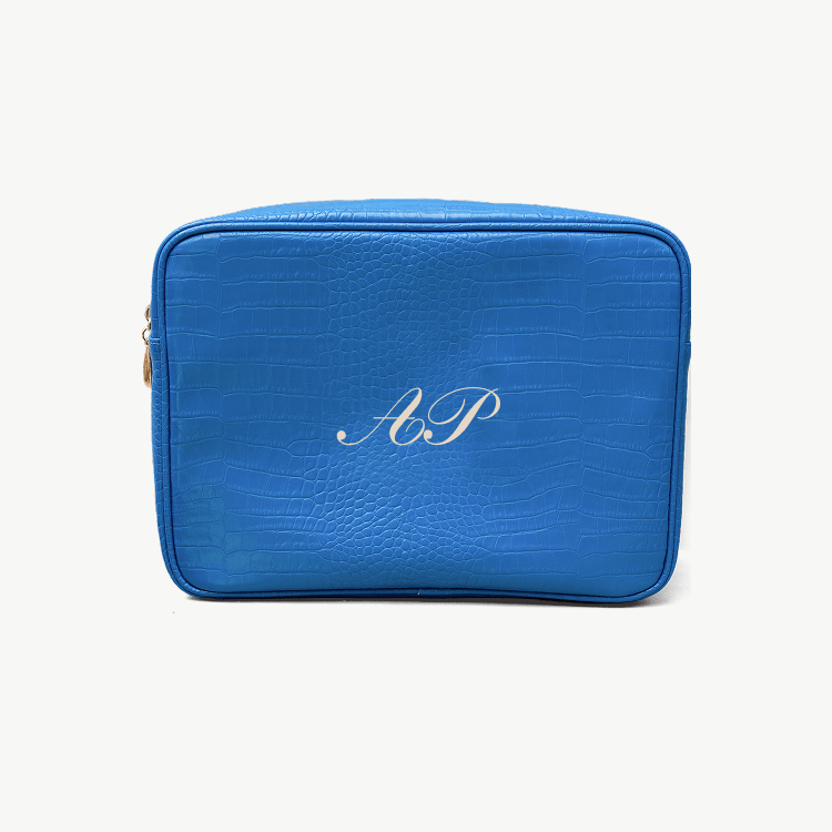 Classic Monogram Croc Pouch