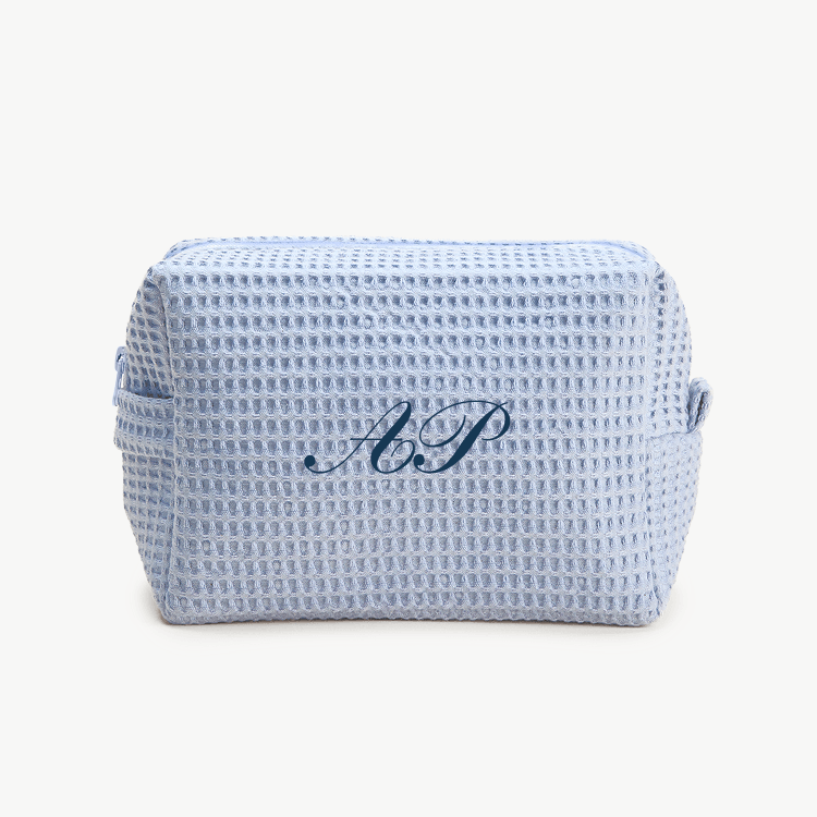 Classic Monogram Waffle Pouch