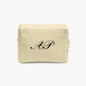 Classic Monogram Waffle Pouch