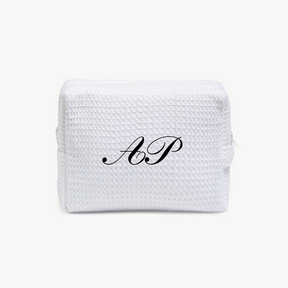 Classic Monogram Waffle Pouch